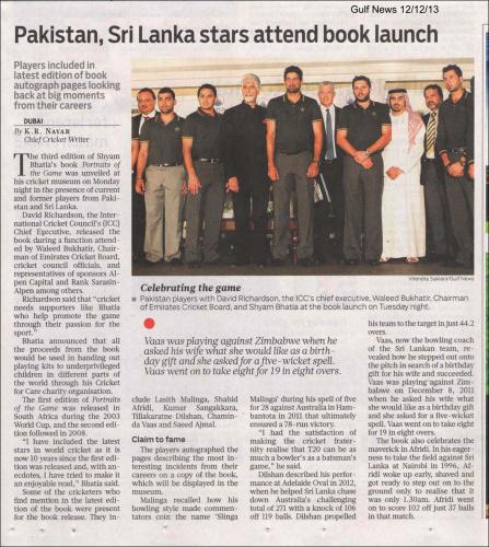 Portraits of the Game III by Shyam Bhatia